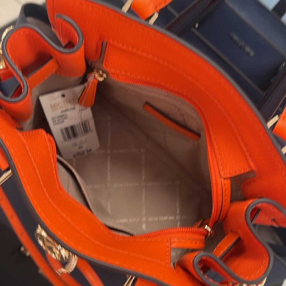 Michael Kors Hamilton Small Satchel Shoulder Crossbody Bag 
Poppy 
NWT - Picture 9 of 16